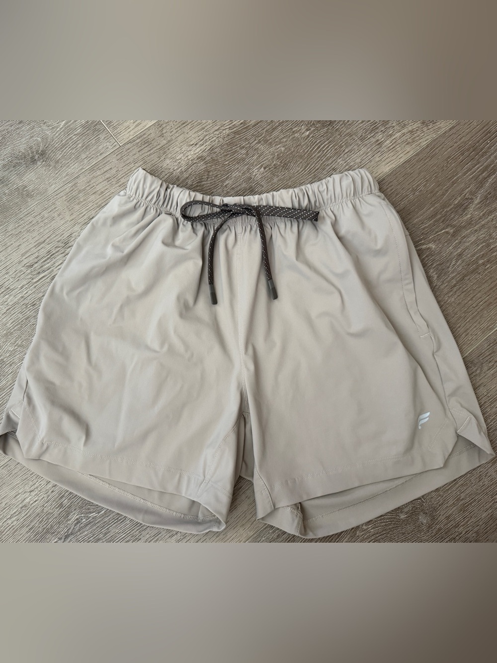Fabletics Black Men's Athletic 5inch Shorts with Drawstring